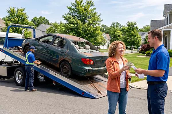 24 Hour Junk Car Removal in Baltimore, MD