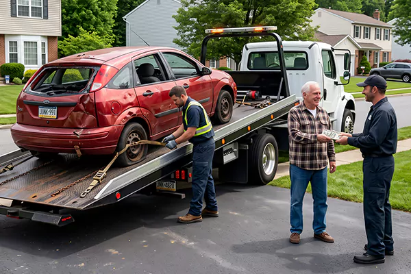 Salvage Car Pick Up in Baltimore, MD