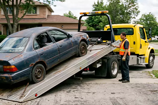 Same-Day Junk Car Removal in Baltimore, MD