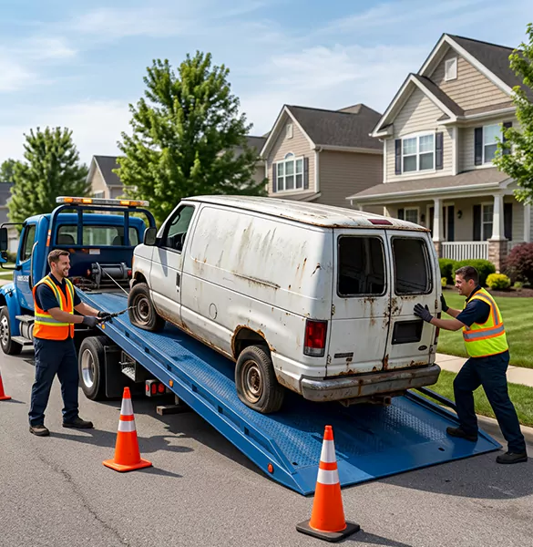 Trusted junk van removal service in Baltimore, MD