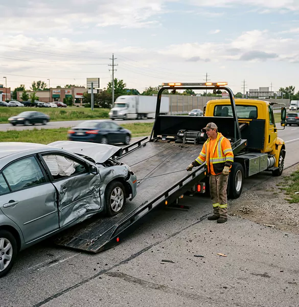 Trusted wrecked car removal service in Baltimore, MD