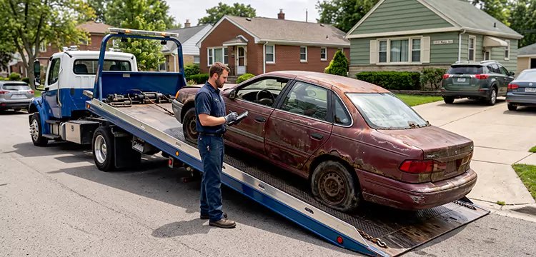 Non-Running Junk Vehicle Removal in Baltimore