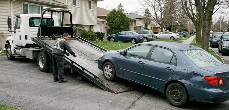 Same-Day Salvage Car Pickup in Baltimore