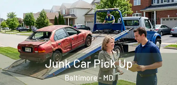Junk Car Pick Up Baltimore - MD