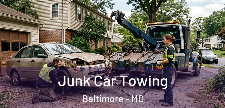 Junk Car Towing Baltimore - MD
