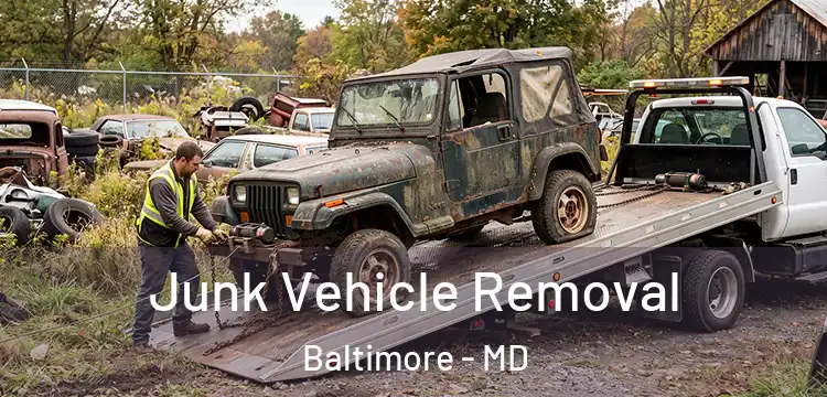 Junk Vehicle Removal Baltimore - MD